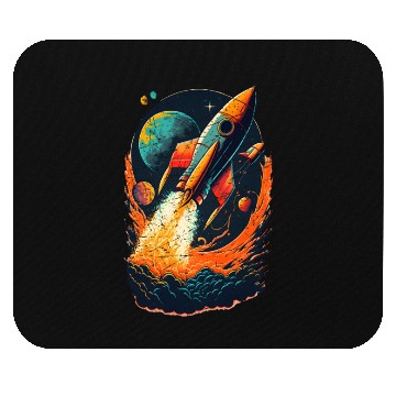 Discover To The Mars Mouse Pads