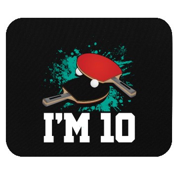 Discover I'm 10 Table Tennis Player Sports Kid 10th Mouse Pads