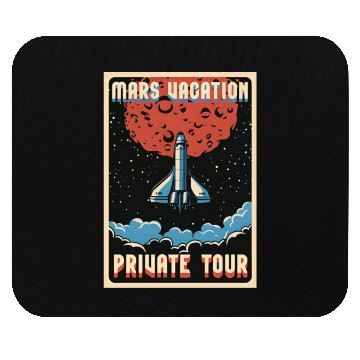 Discover Mars vacation private Tour Mouse Pads, Mouse Pads, bags