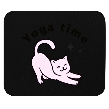 Discover Yoga time Mouse Pads