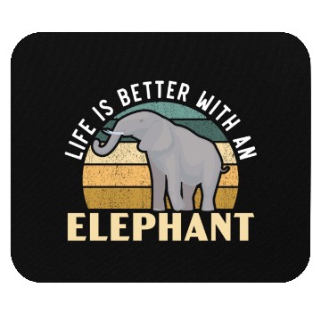 Discover Elephant Lover Wildlife Animal Zoo Zookeeper Mouse Pads