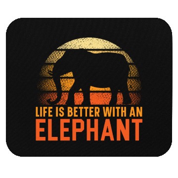 Discover Elephant Lover Wildlife Animal Zoo Zookeeper Mouse Pads