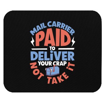 Discover Postal Worker Mail Lady Mail Carrier Postal Mouse Pads
