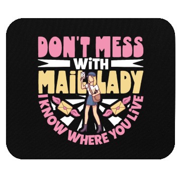 Discover Postal Worker Mail Lady Mail Carrier Postal Mouse Pads