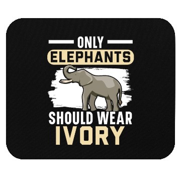 Discover Elephant Lover Wildlife Animal Zoo Zookeeper Mouse Pads