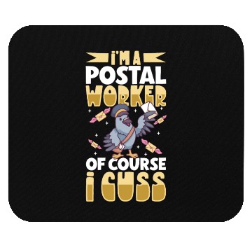 Discover Postal Worker Mail Lady Mail Carrier Postal Mouse Pads