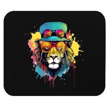 Discover Noci the cool lion Mouse Pads