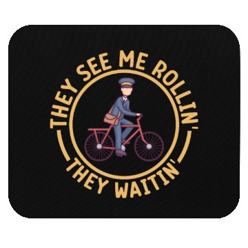 Discover Postal Worker Mail Lady Mail Carrier Postal Mouse Pads