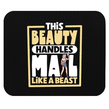 Discover Postal Worker Mail Lady Mail Carrier Postal Mouse Pads