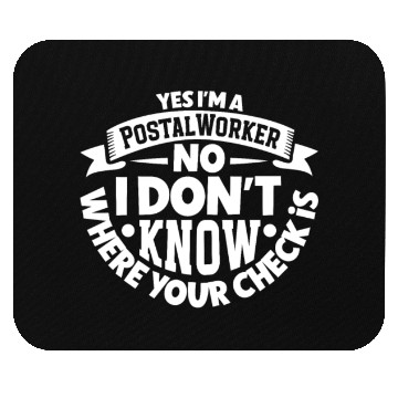 Discover Postal Worker Mail Lady Mail Carrier Postal Mouse Pads