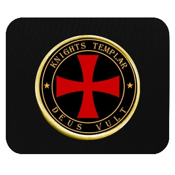 Discover Knights Templar Deus Vult Mouse Pads