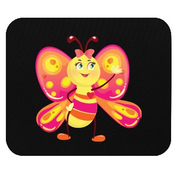 Discover Bubbly Butterfly Mouse Pads