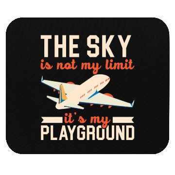 Discover Airplane Plane Pilot Aviator Sky Flight Instructor Mouse Pads