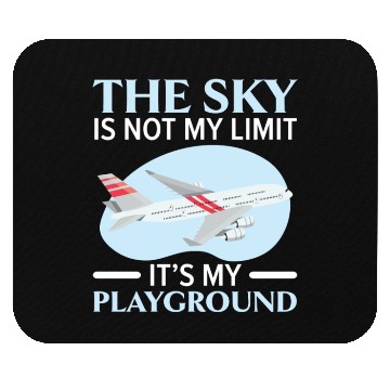 Discover Airplane Plane Pilot Aviator Sky Flight Instructor Mouse Pads