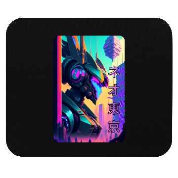 Discover Neon Nights: A Cyberpunk Design 2 Mouse Pads
