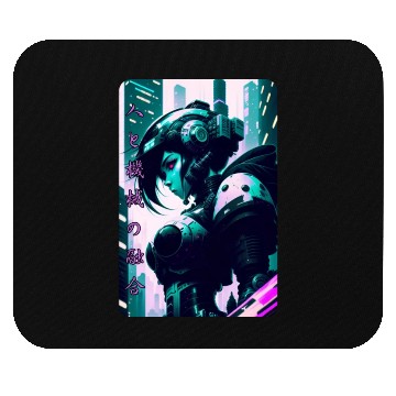 Discover Neon Nights: A Cyberpunk Design 9 Mouse Pads