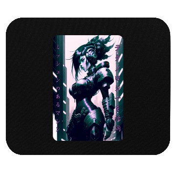 Discover Neon Nights: A Cyberpunk Design 10 Mouse Pads