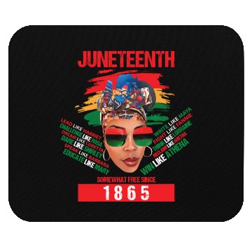 Discover Juneteenth Honoring the Struggle Embracing Freedom Mouse Pads