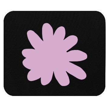 Discover Magenta Abstract Minimal Flower Mouse Pads