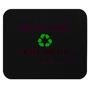 Discover Save The Planet Thrift And Flip Light Colors Mouse Pads