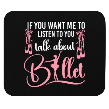 Discover Ballet Dancer Dance Girl Ballerina Mouse Pads