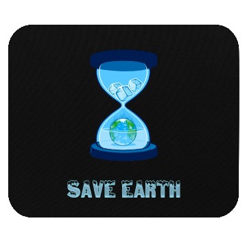 Discover Vintage Save Planet Save Earth Distress gift Mouse Pads