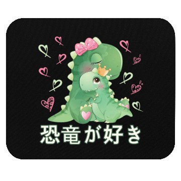 Discover I Love Dinos Love Mama T Rex Mouse Pads