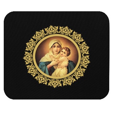 Discover Our Lady Mother Catholic Mouse Pads