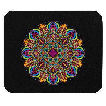 Discover pattern Mandala flowers , Mouse Pads Mouse Pads