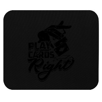 Discover Play your cards right - Casino Mouse Pads