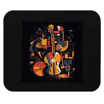 Discover Abstract music instruments Mouse Pads