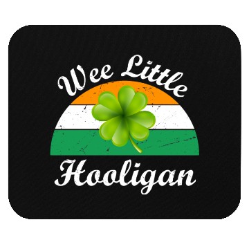 Discover Wee Little Hooligan St Patricks Day Mouse Pads