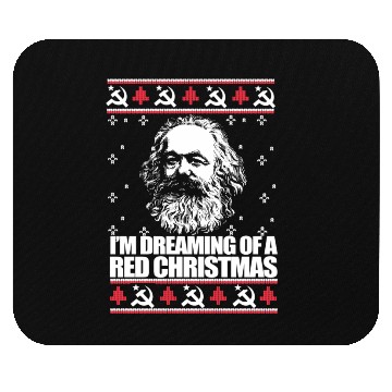 Discover Dreaming Red Marx Ugly Mouse Pads
