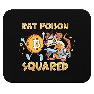Discover Rat Poison Squared funny Mouse Pads