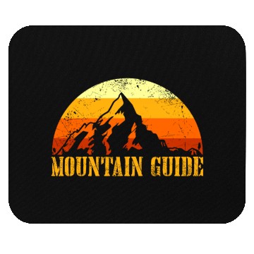 Discover Mountain Guide Hikers and Climbers Hinking Mouse Pads