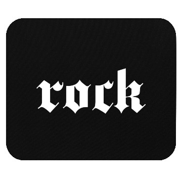 Discover rock gothic typography Mouse Pads