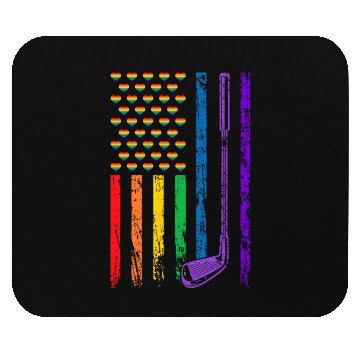 Discover American Sports Rainbow Flag LGBT Pride Month Mouse Pads