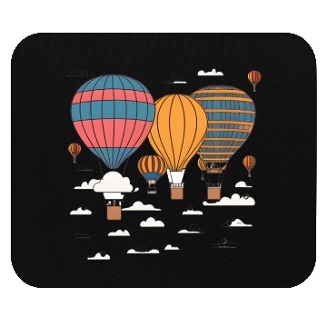Discover Soaring Above: Hot Air Balloon Adventures. Mouse Pads