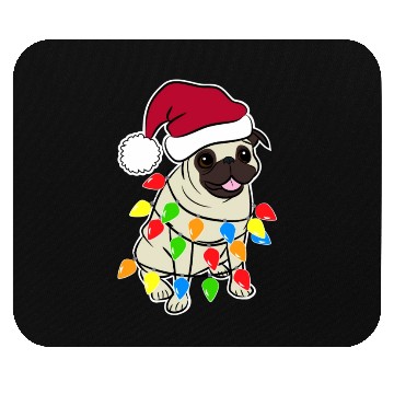 Discover Pug Santa Pug Mouse Pads