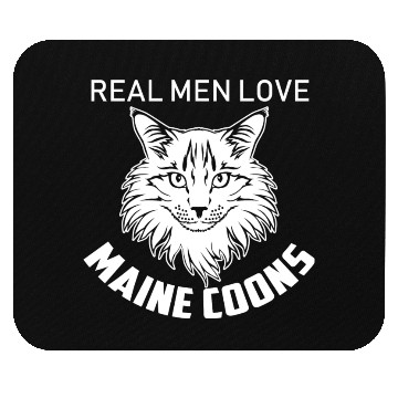 Discover Real Men Love Maine Coons Gift For Cat Lover Mouse Pads