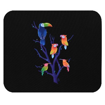 Discover Birds Of Paradise Mouse Pads