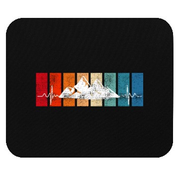 Discover Mountaineering Summit Hiker Mountain love Mouse Pads
