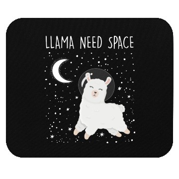 Discover Llama Need Space Funny Llama Lover Animal Joke Mouse Pads