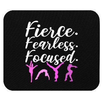 Discover Fearless Gymnast Gymnastic Teacher Mouse Pads