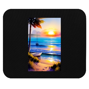 Discover A sunrise with a seaside view-2 Mouse Pads