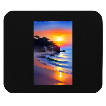 Discover A sunrise with a seaside view Mouse Pads
