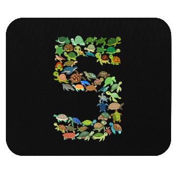 Discover 5th Birthday Sea Turtle Tortoise Theme 5 Year Old Mouse Pads