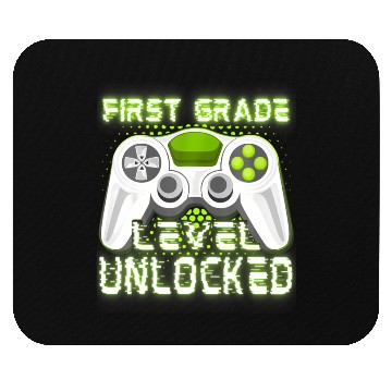 Discover Leveled Up To 1st Grade Gamer Back To School First Mouse Pads