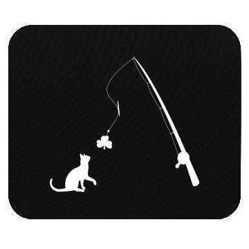 Discover Cate Lover Fishing Funny St Patricks Day Mouse Pads