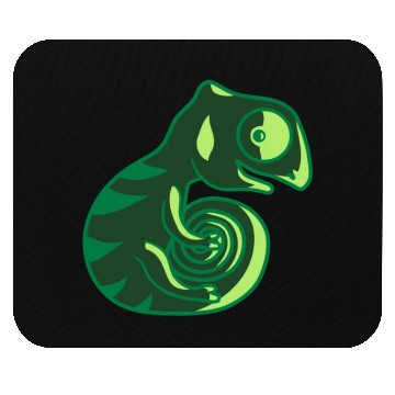 Discover chameleon lizard bunny sweet Mouse Pads
